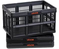 VEVOR Plastikinės sulankstomos daiktadėžės, 45 L, 3 vnt.