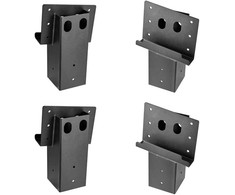 Vevor Platformos kampinės laikikliai 88.9x88.9 mm, 4 vnt.