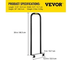 VEVOR Plieninės rankos panelių vežimui, 250 kg