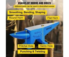 Vevor Plieninis kalvis 40 kg anvilis