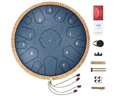 Vevor Plieninis liežuvėlių būgnas 36 cm 15 natų