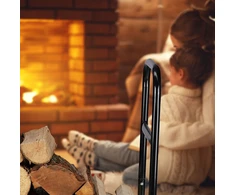 Relaxdays Plieninis malkų vežimėlis