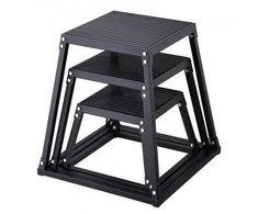 Vevor Pliometrinės treniruočių dėžės 30/46/61 cm