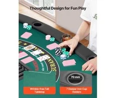 Vevor Pokerio stalas 7 žaidėjams