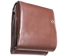Vevor Polietileno brezentas 366x1220 cm rudas