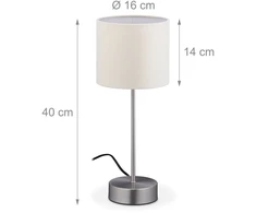 Relaxdays Prie lovos pastatoma lempa su liečiamąja funkcija