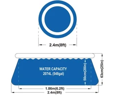 Avenli Pripučiamas baseinas 240cm x 63cm