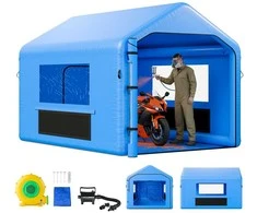 Vevor Pripučiamas dažymo paviljonas 4 x 3 x 2.8 m