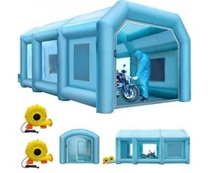 Vevor Pripučiama dažymo palapinė 9 x 6 x 4 m su filtru ir 2 ventiliatoriais