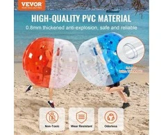 Vevor Pripučiami kamuoliai sumo žaidimams, 2 vnt., 1.5 m