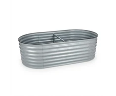 Relaxdays Pusapskritė metalinė paaukštinta lysvė