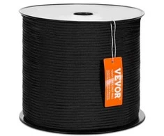 Vevor Pynėtas nailoninis lynas 5 mm 304,8 m alpinistams