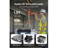 Vevor rankinio sverto grandinės keltuvas, 1,5t 1500 kg talpa