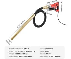 VEVOR Rankinis elektrinis betono vibratorius 800W 1.5M