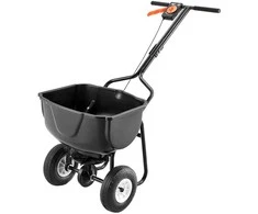 Vevor Rankinis skleidėjas su tinkleliu, 27,2kg talpa