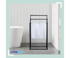 Relaxdays Rankšluosčių stovas su 3 skersiniais