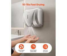 Rankų džiovintuvas 1800W su HEPA filtru