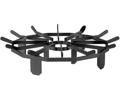 Vevor Rąstų grotelės 68 cm ketaus plieno