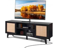 TV staliukas Vevor Rataninė TV spintelė 75 colių televizoriui