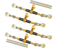 Vevor Ratelinis grandinių įtempėjas 3/8"-1/2", 4 vnt.