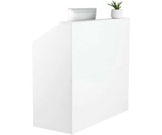 VEVOR recepcijos stalelis baltas 118 cm
