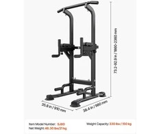 VEVOR Reguliuojama prisitraukimo stotis 150 kg