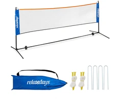 Relaxdays Reguliuojamo aukščio badmintono tinklas