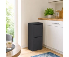Relaxdays 3 skyrių šiukšliadėžė 40 l