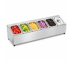 Relaxdays Nerūdijančio plieno ingredientų indai
