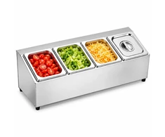 Relaxdays Nerūdijančio plieno ingredientų talpyklos