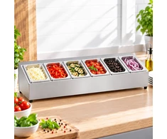 Relaxdays Nerūdijančio plieno ingredientų indai