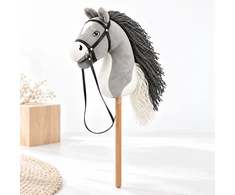 Relaxdays Pliušinis jojimo arkliukas (hobby horsing)