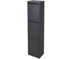 Relaxdays Šiukšliadėžė 3 skyrių 3x18 l