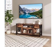 Relaxdays TV žema spintelė su daiktų laikymo vieta