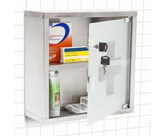Relaxdays Vaistinėlės spintelė EMERGENCY L plieninė