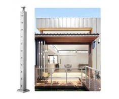 Vevor Rėminimo stulpas 91x5x5 cm sidabrinis