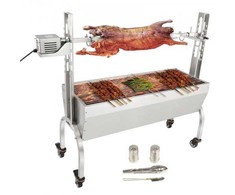 Vevor Rotisserie kepsninė su iešmu kiaulei ar avinukui