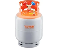 Vevor Šaldymo skysčio atgavimo 13,6kg balionas 400 PSI Y vožtuvas