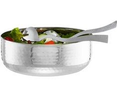 Relaxdays Salotų dubuo su serviravimo įrankiais