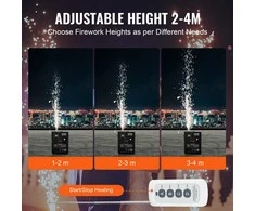 Vevor Šaltosios ugnelės aparatas x4 500W 2-4m