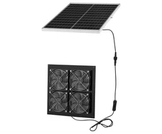 Saulės energija varomas ventiliatorius su saulės baterija