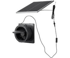Saulės energijos ventiliatorius, 25W panelė, 220 CFM srautas
