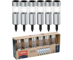 Grundig Saulės lempos sodui 4,5x15 cm, 6 vnt.