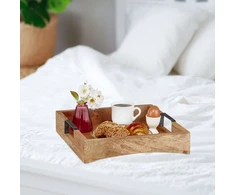 Relaxdays Serviravimo padėklas iš mango medienos