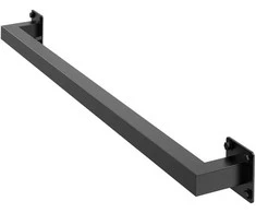 Vevor Sieninis turėklas juodas, 910 mm