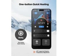 Vevor Šildomos kojinės su app valdymu