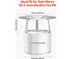 Vevor Šilumos skydas Solo Stove Yukon 635 mm