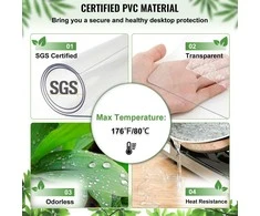 Vevor Skaidrus PVC staltiesės kilimėlis