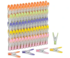 Skalbinių segtukai „Soft-Grip“, 75 vnt.