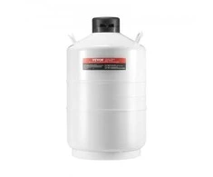 Vevor Skysto azoto talpa 20 l aliuminio lydinio LN2 indas 6 talpyklos
